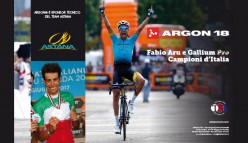 Fabio Aru e Gallium Pro campioni d'Italia 